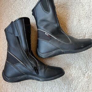 Sidi Black Motorcycle Boots
